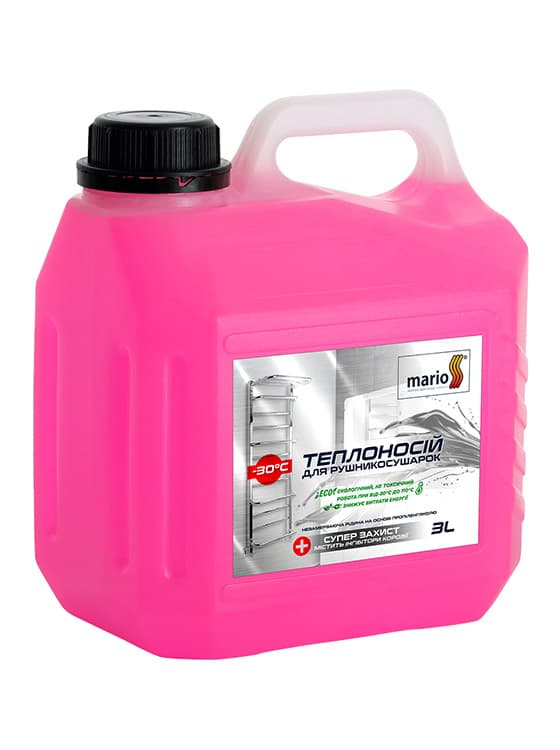 Heat transfer fluid for towel rails