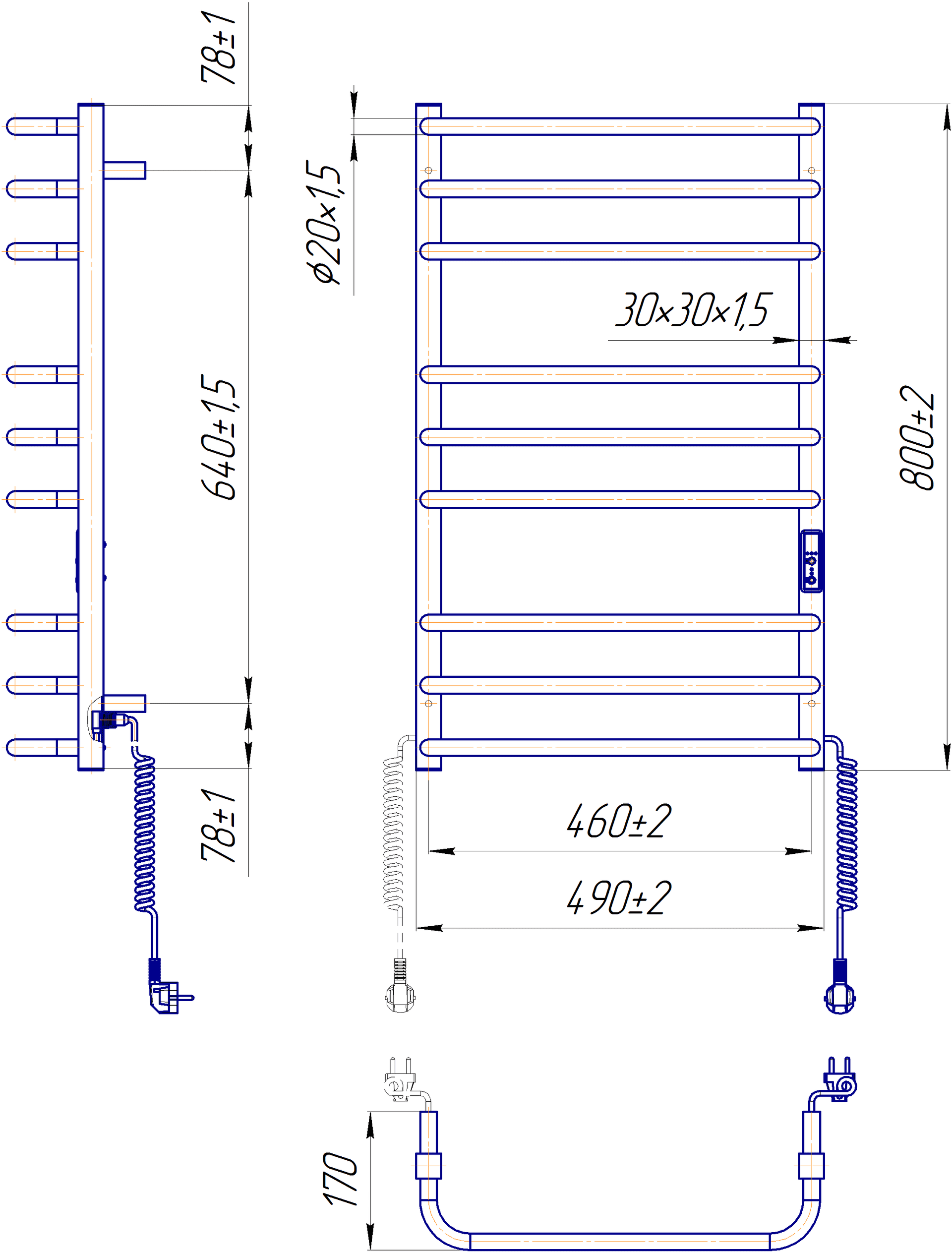Premium Standard-I 800×500/170, Polerowany — Zdjęcie 4 z 4
