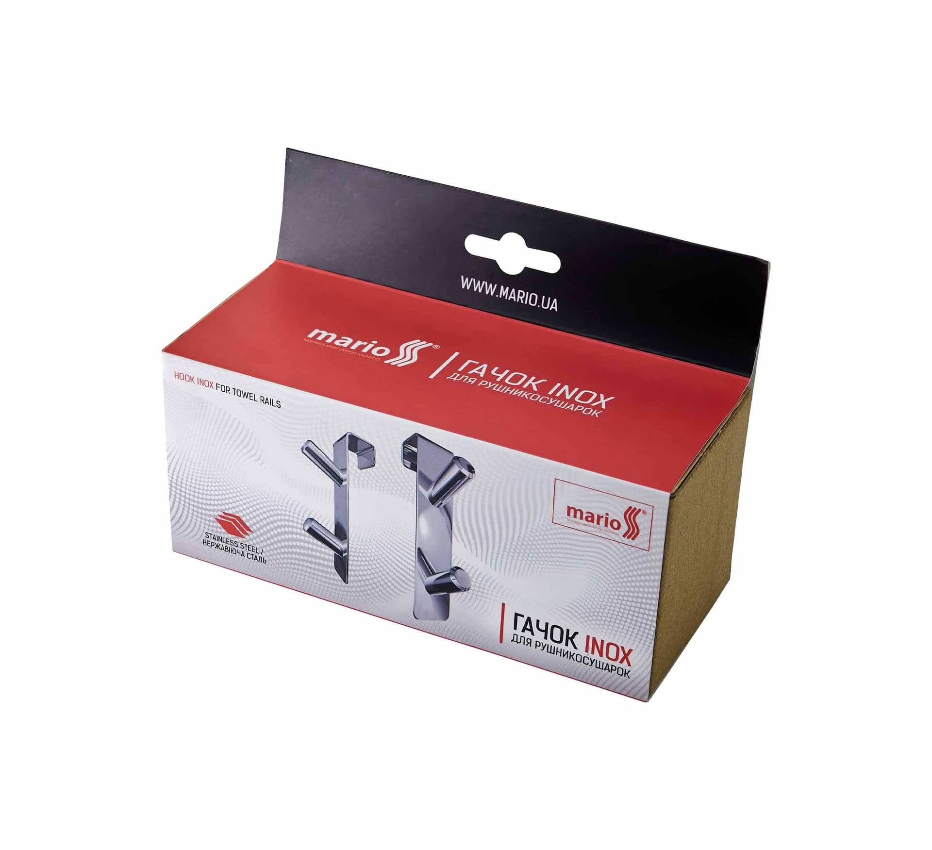 Wieszak Mario INOX, Polerowany — Zdjęcie 4 z 5