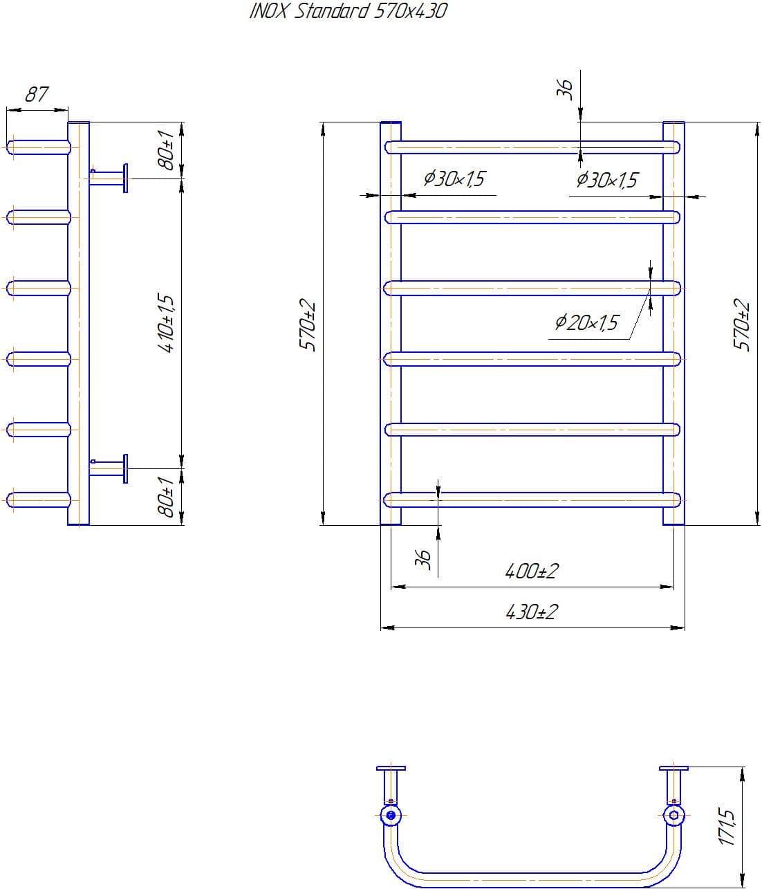 Standard 570×430/400, Polerowany — Zdjęcie 4 z 4