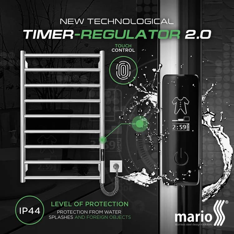 Electric towel rail Urban-I with timer regulator 2.0!