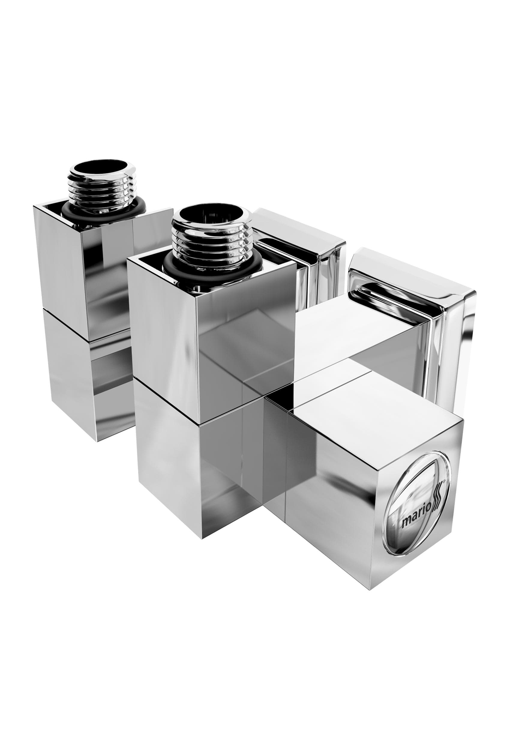 The angular valve for heating element, square